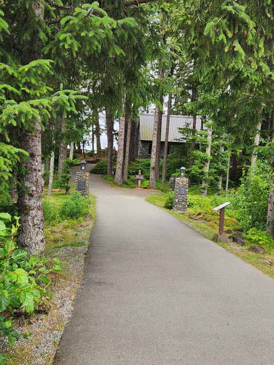 pathway to chapel
